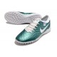 Women/Men Nike Tiempo Legend 10 Elite TF Teal White Football Boots