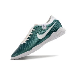 Women/Men Nike Tiempo Legend 10 Elite TF Teal White Football Boots