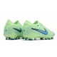 Nike Tiempo Legend 10 Elite FG Low Football Boots Green Blue For Men 