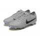 Nike Tiempo Legend 10 Elite FG Low Football Boots Grey Black For Men