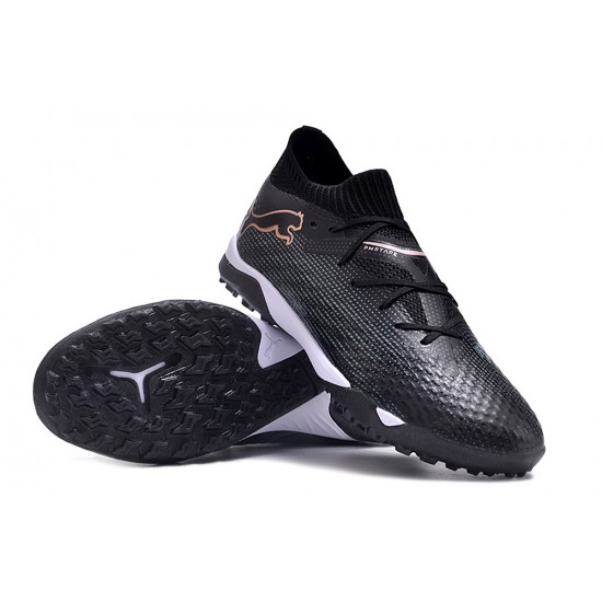 Puma Future 7 Ultimate TF Black White Men's Football Boots