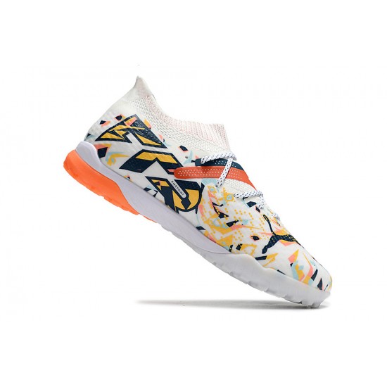 Puma Future 7 Ultimate TF White Orange Football Boots