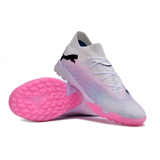 Puma Future 7 Ultimate TF White Pink Men's Football Boots