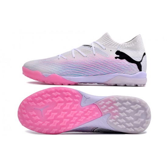 Puma Future 7 Ultimate TF White Pink Men's Football Boots