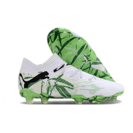 Puma Future FG Men's White Green Football Boots