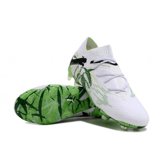 Puma Future FG Men's White Green Football Boots