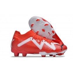 Puma Future FG Red White Men's Football Boots