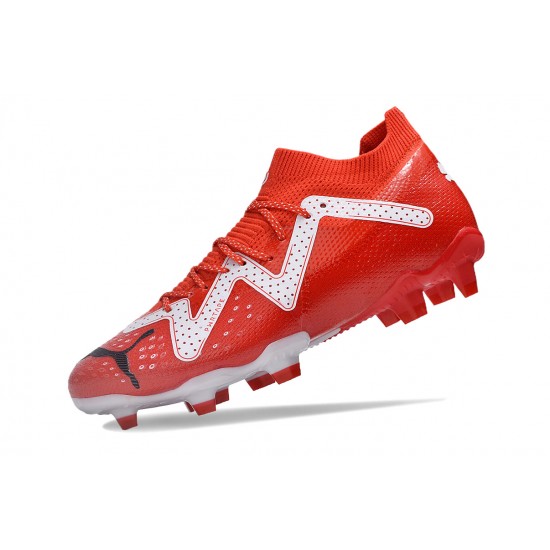 Puma Future FG Red White Men's Football Boots