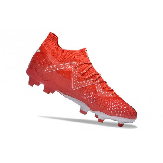 Puma Future FG Red White Men's Football Boots