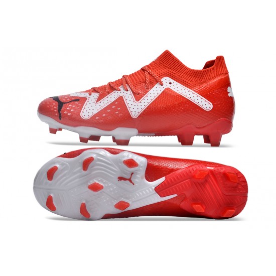 Puma Future FG Red White Men's Football Boots