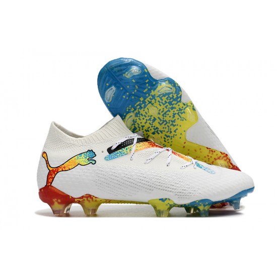 Puma Future FG White Multi Men's Football Boots