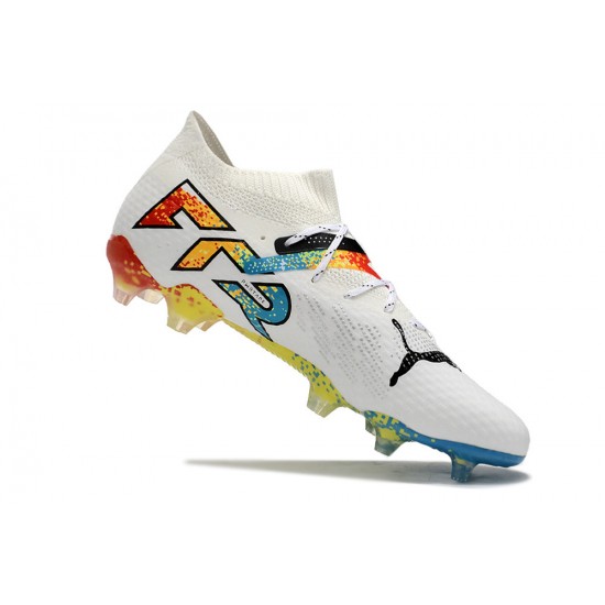 Puma Future FG White Multi Men's Football Boots