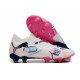 Puma Future FG White and Pink Men's Football Boots