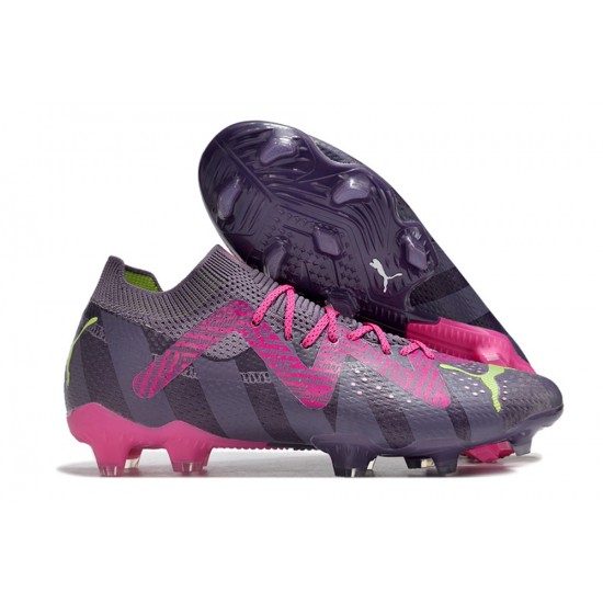 Puma Future Ultimate FG Men's Purple Green Football Boots