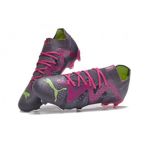 Puma Future Ultimate FG Men's Purple Green Football Boots