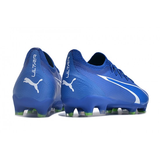 Puma Ultra Ultimate FG Blue White Men's Football Boots