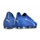 Puma Ultra Ultimate FG Blue White Men's Football Boots