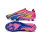 Puma Ultra Ultimate FG Men's Pink Blue Football Boots