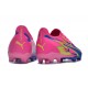 Puma Ultra Ultimate FG Men's Pink Blue Football Boots