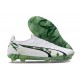 Puma Ultra Ultimate FG Men's White and Green Football Boots