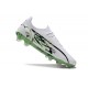 Puma Ultra Ultimate FG Men's White and Green Football Boots