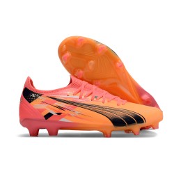 Puma Ultra Ultimate FG Orange Pink Men's Football Boots