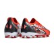 Puma Ultra Ultimate FG Red Black Men's Football Boots