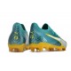 Puma Ultra Ultimate FG Teal Yellow Men's Football Boots