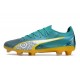 Puma Ultra Ultimate FG Teal Yellow Men's Football Boots