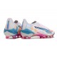 Puma Ultra Ultimate FG White and Blue Men's Football Boots