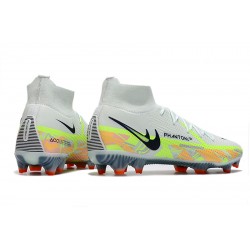 Nike Phantom GT Elite Dynamic Fit FG High White Green Black Men Football Boots