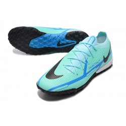 Nike Phantom GT2 Elite TF Low Turqoise Blue Black Men Football Boots