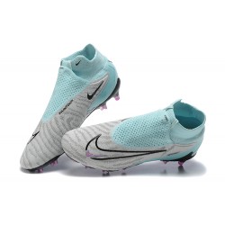 Nike Phantom GX Elite FG Light/Blue Grey High Football Boots Men