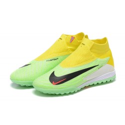 Nike Phantom GX Elite TF High Green Yellow Women/Men Football Boots