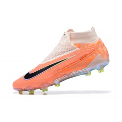 Nike Phantom Gx Elite FG Orange Black High Football Boots Men