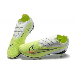 Nike Phantom GX Elite FG Green White Gray Low Football Boots Men