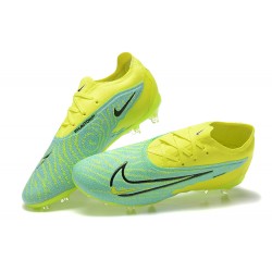 Nike Phantom GX Elite FG Light/Yellow Green Black Low Football Boots Men