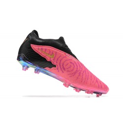 Nike Phantom GX Elite FG Pink Black Blue Low Football Boots Men