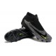 Nike Phantom GX Elite FG High Top Football Boots Grey Black Yellow For Men