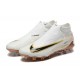 Nike Phantom GX Elite FG High Top Football Boots White Gold Black For Men