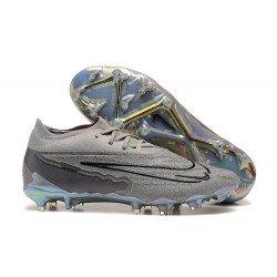 Nike Phantom GX Elite FG Low Football Boots All Grey For Men 