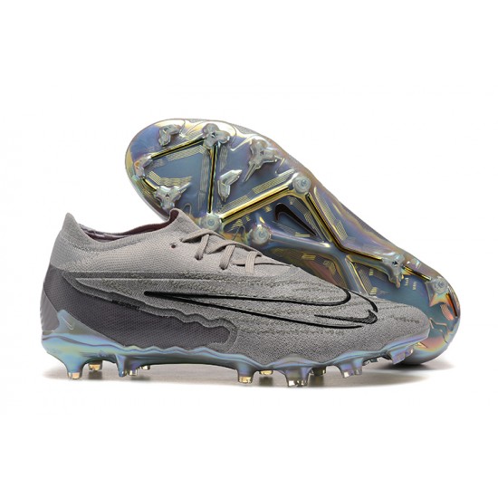 Nike Phantom GX Elite FG Low Football Boots All Grey For Men