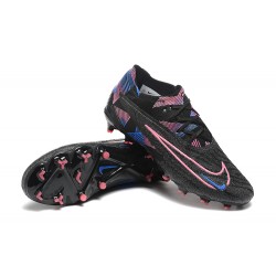 Nike Phantom GX Elite FG Low Football Boots Black Pink For Men 