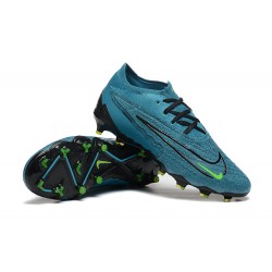 Nike Phantom GX Elite FG Low Football Boots Blue Black Green For Men 