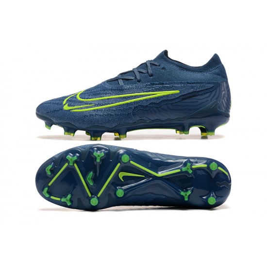 Nike Phantom GX Elite FG Low Football Boots Deep Blue For Men 