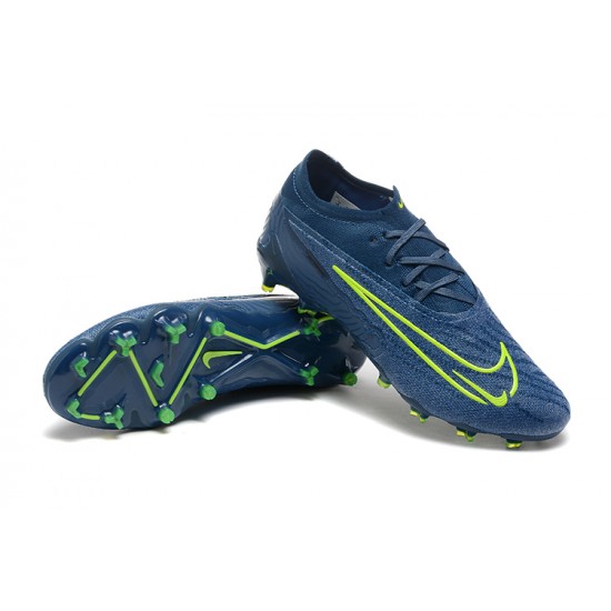 Nike Phantom GX Elite FG Low Football Boots Deep Blue For Men