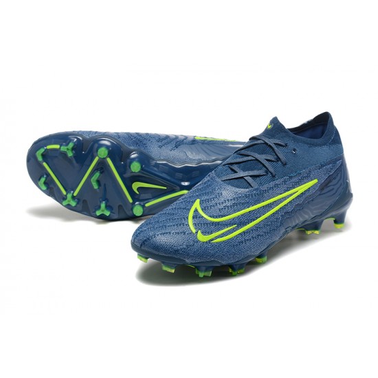 Nike Phantom GX Elite FG Low Football Boots Deep Blue For Men