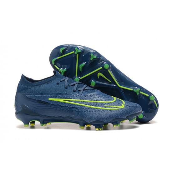 Nike Phantom GX Elite FG Low Football Boots Deep Blue For Men 