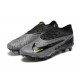 Nike Phantom GX Elite FG Low Football Boots Grey Black For Men