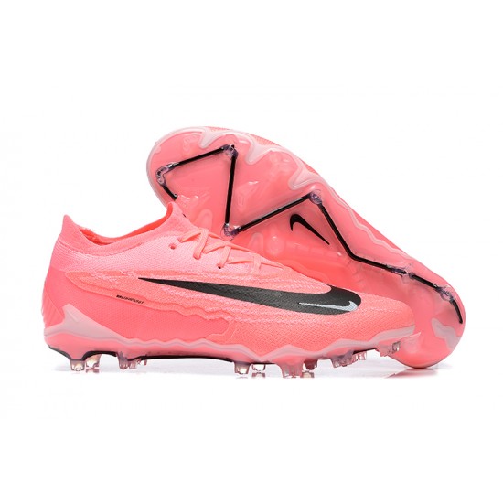 Nike Phantom GX Elite FG Low Football Boots Pink Black For Men